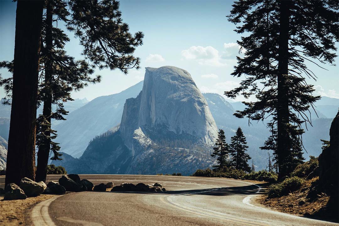 Photograph of Half Dome in Yosemite
